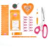 imageDritz Sewing Box Orange Pink 1 Kit Notion