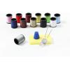 imageDritz Travel Scissors Pins Tape Measure Needles Threader Thread and Buttons Sewing Kit Multicolor12 Thread Colors