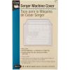 imageDritz Dust Sewing 15quot x 834quot x 6quot Frosted Vinyl Machine Cover ClearFor Sergers