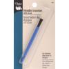 imageDritz Lint Brush for Sewing Machines ampamp Sergers 1 Count Needle Inserter Blue