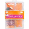imageDritz Sewing Box Orange Pink 1 Kit Notion