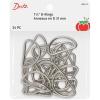 imageDritz Silver 24 pc DRings 114quot 24ct Nickel Count
