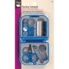 imageDritz Travel Scissors Pins Tape Measure Needles Threader Thread and Buttons Sewing Kit Multicolor5 Thread Colors