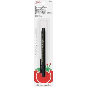 imageDritz 3087 The Fine Line Permanent Fabric Marker Black 85 x 288 x 038