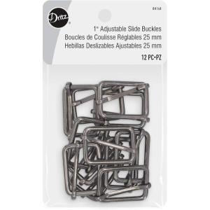 imageDritz Slide Adjuster Buckles 1in Gunmetal Bag ampamp Tote AccessoriesGunmetal