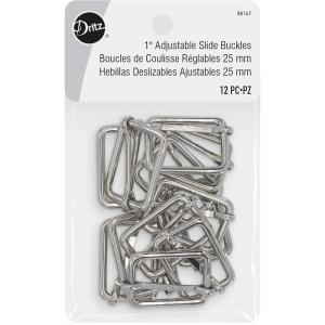 imageDritz Slide Adjuster Buckles 1in Gunmetal Bag ampamp Tote AccessoriesNickel