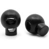 imageDritz Round Cord Stops Locks Black Bag ampamp Tote Accessories Black 6mm