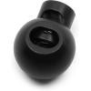 imageDritz Round Cord Stops Locks Black Bag ampamp Tote Accessories Black 6mm
