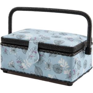 imageSaint Jane SewBskt Rect Sm Floral Blue