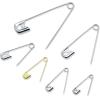 imageDritz 1480 Safety Pins with Storage Box Nickel plated Steel ampamp Brass Assorted Sizes 100Count