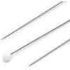 imageDritz ExtraFine Glass Head Pins 138Inch 250CountWhite
