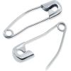 imageDritz Quilting 3032 Curved Safety Pins for Large Projects Bonus Pack Size 1 Nickel 300 Count
