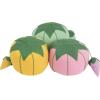 imageDritz Quilting Dritz ExtraLarge Tomato Strawberry Emery 1 Count Assorted Colors Mint Green Yellow or Light Pink Pin Cushion 4Inch