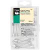 imageDritz 1480 Safety Pins with Storage Box Nickel plated Steel ampamp Brass Assorted Sizes 100Count