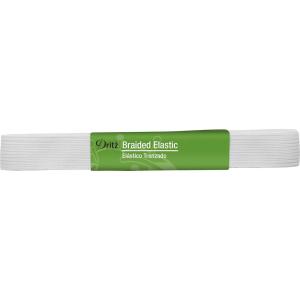 imageDritz 34quot Braided Elastic 9 Foot Pack of 1 White9 Foot Pack of 1