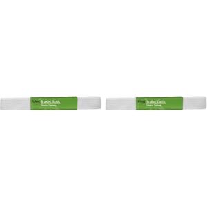 imageDritz 34quot Braided Elastic 9 Foot Pack of 1 White9 Foot Pack of 2