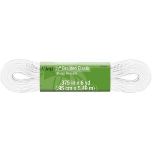 imageDritz 9531W Braided Elastic 38Inch x 6Yard White