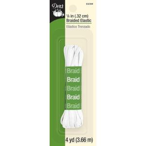 imageDritz Braided Elastic 18X4ydWhite