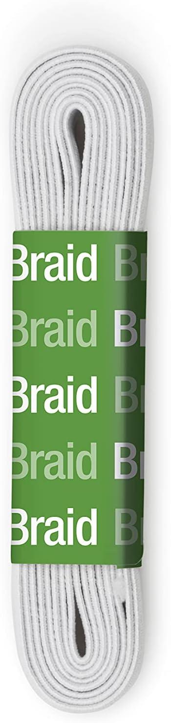 imageDritz Pry9332W Braided Elastic 12quot White