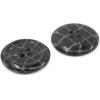 imageDritz Round 28mm Black 3 Recycled Polyester Buttons 28 mm 3 CountBlack