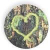 imageDritz Round Heart Light Green 3 Sustainable Coconut Buttons 30mm 1316quot 3 CountLight Green