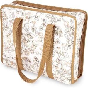 image:imageDritz AllPurpose Project Organizer Bag Soft Beige Floral