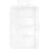 image:imageDritz Plastic Storage Box with Dividers Clear