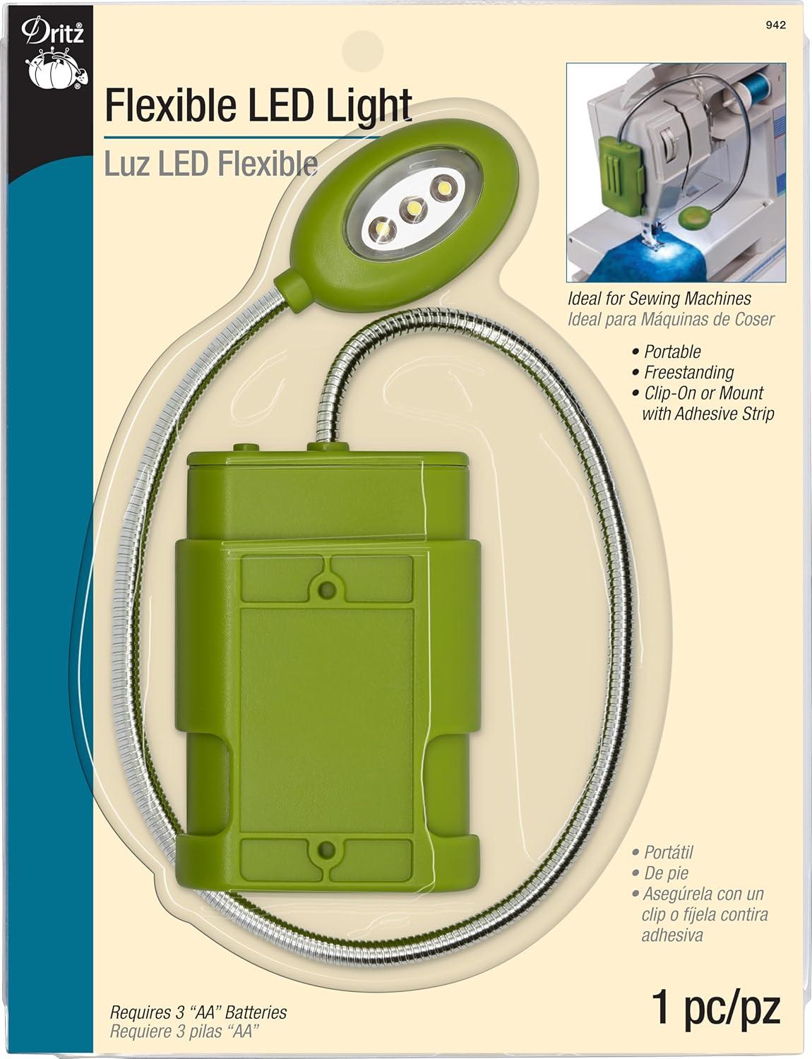 image:imageDritz Flexible LED Light FreeStanding and ClipOn 1 Count Assorted Colors Blue Pink or Green